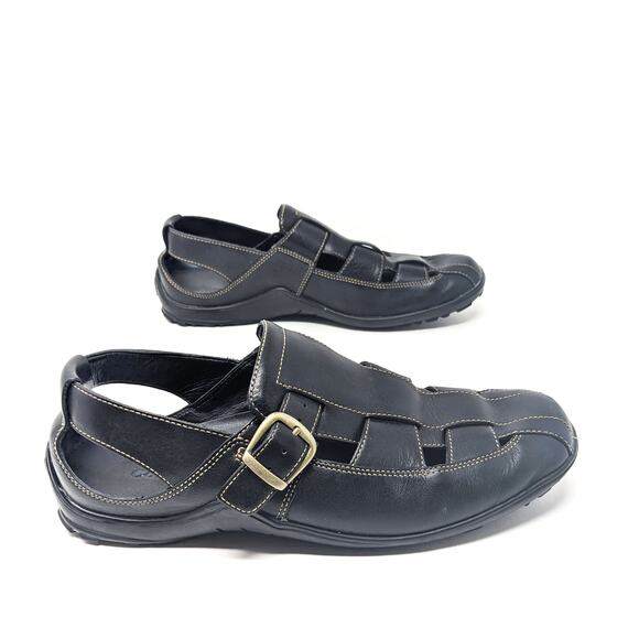 Cole Haan Shoes Mens 10 Fisherman Dress Casual Leather Comfort Black Sandals main image 7
